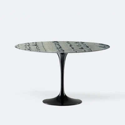 The Conran Shop Exclusive Tulip Round Dining Table in Sequoia Brown 120cm