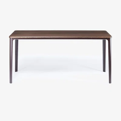 The Conran Shop Plate Dining Table Smoked Oak & Chocolate Base