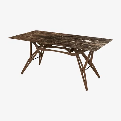 The Conran Shop Reale Table Emperador Marble