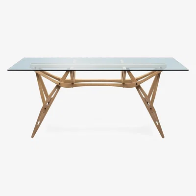 The Conran Shop Reale Dining Table Oak & Glass Top