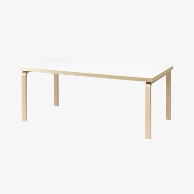 The Conran Shop 83 Aalto Dining Table 182cm Birch & White