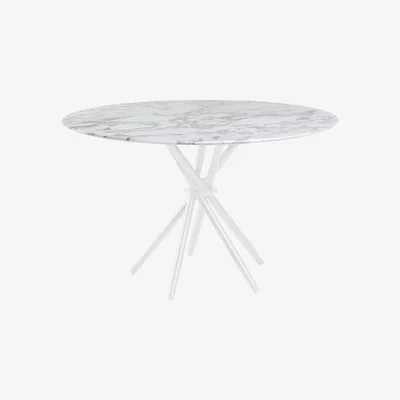The Conran Shop Stix Dining Table Arabescato Marble & White