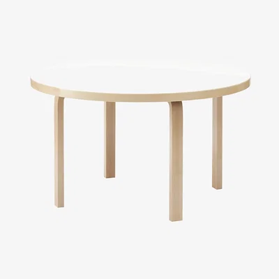 The Conran Shop Round Dining Table 91 Birch & White