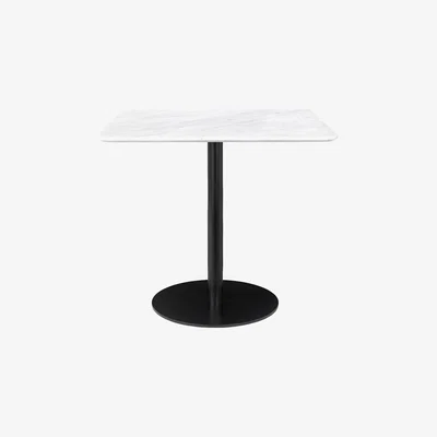 The Conran Shop Gubi 1.0 Dining Table Black & Marble Square