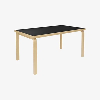 The Conran Shop 82A Aalto Dining Table 150cm Birch & Black