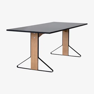 The Conran Shop Reb 001 Kaari Table in Oak & Black 200cm x 85cm