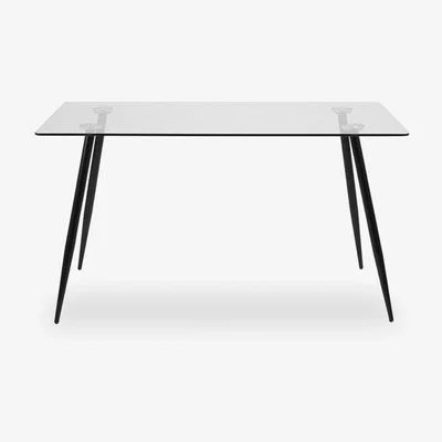 Cult Furniture Wilma 4 Seat Dining Table, Glass