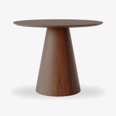 Cult Furniture Finnley 4 Seat Round Dining Table, Walnut