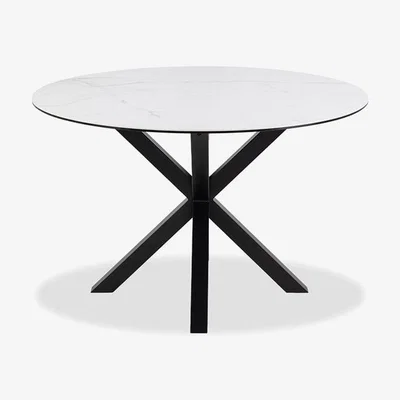 Cult Furniture £84  Off  Heaven 4 Seat Round Dining Table, White Ceramic