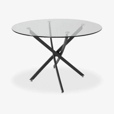 Cult Furniture Kendal 4 Seat Dining Table, Glass