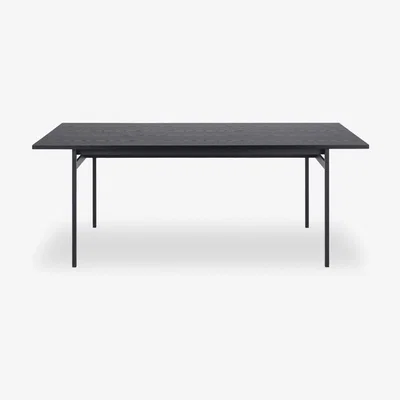 Cult Furniture £50  Off  Angus 8 Seat Rectangle Dining Table, Black Ash Effect