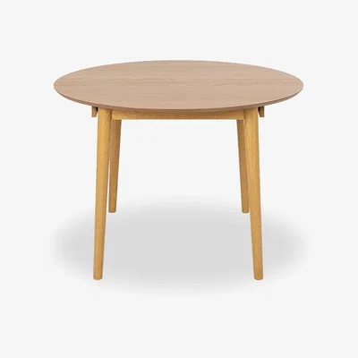 Cult Furniture £50  Off  Montreux 4 Seat Extendable Round Dining Table, Oak