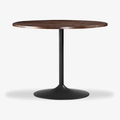 Cult Furniture Dion 4 Seat Round Dining Table, Walnut
