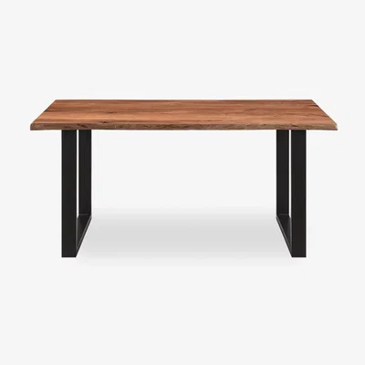 Cult Furniture Arlo 6 Seat Dining Table, Acacia Wood Size: 180cm