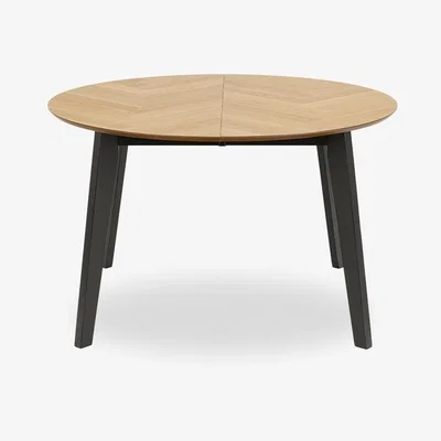 Cult Furniture £80  Off  Georgetown 6 Seat Extendable Herringbone Dining Table, Oak