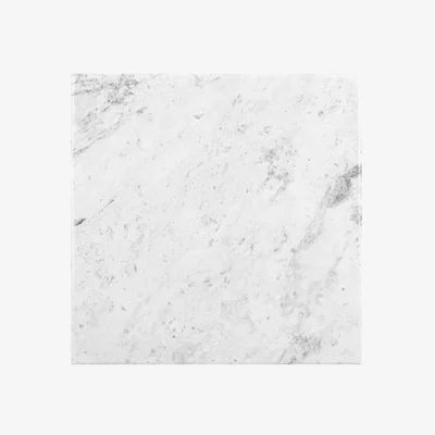 Cult Furniture £50  Off  Carnaby Square Cafe Table Top, White Marble Size: 70cm