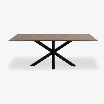 Cult Furniture £140  Off  Heaven 8 Seat Dining Table, Rustic Brown Ceramic