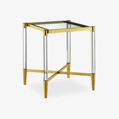 Cult Furniture Margot Square Sidetable, Brass