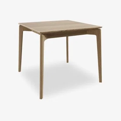 Cult Furniture Mabel 4 Seat Square Dining Table, Oak