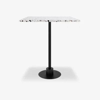 Cult Furniture Harrow Square Bar Table, Terrazzo & Black Size: 70cm