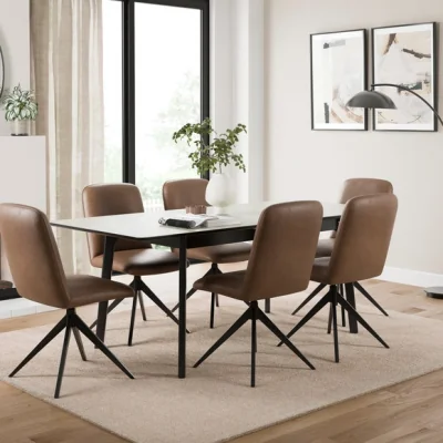 Dunelm Zuri II 4-6 Seater Extendable Dining Table