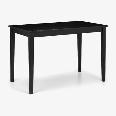 Dunelm Taku Rectangular Dining Table Black