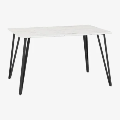Dunelm Marlow Marble Effect Dining Table