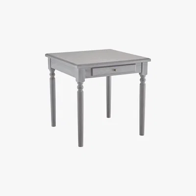 Dunelm Lucy Cane Grey Dining Table Grey