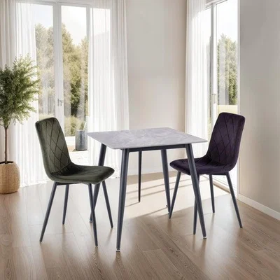 Dunelm Lavina Compact Square 2 Seater Dining Table