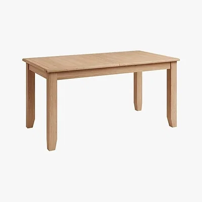 Dunelm Lyla 1.6m Extending Dining Table Light Oak