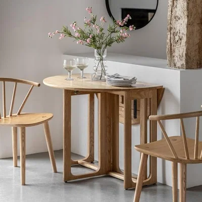Dunelm Cedar and Sage Avesta 4-6 Seater Folding Dining Table