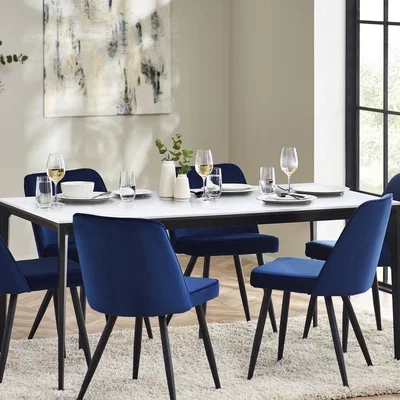 Dunelm Miami 4 Seater Rectangular Dining Table, Stone White