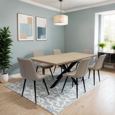 Dunelm Dalton 4-6 Seater Large Extendable Dining Table