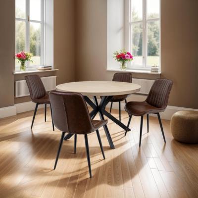 Dunelm Dalton Round 4 Seater Dining Table