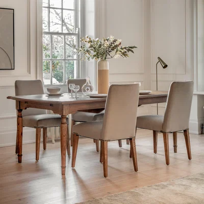 Dunelm Matola 8 Seater Rectangular Extendable Dining Table Natural