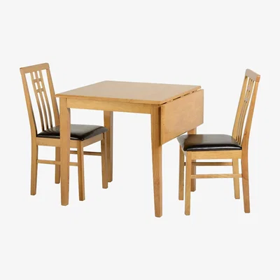 Dunelm Vienna Flip Top Dining Table Set Natural