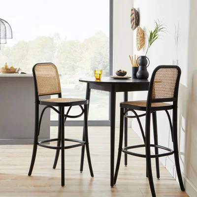 Dunelm Leo Bar Table Black