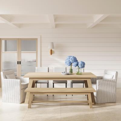 Dunelm Bourton 8 Seater Dining Table, Latte Latte