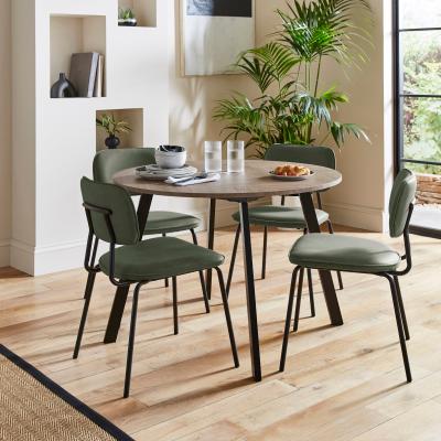 Dunelm Maven 4 Seater Round Dining Table