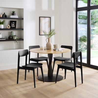 Dunelm Arlette 4 Seater Round Dining Table
