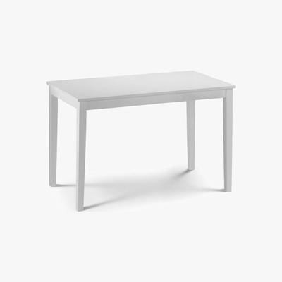 Dunelm Taku 114cm White Dining Table White