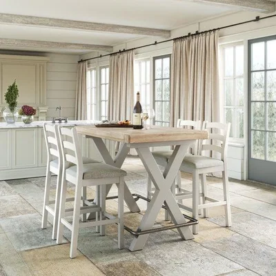 Dunelm Return - Salcombe 4 Seater Bar Table, Oak