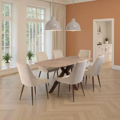 Dunelm Jade Rectangular 6 Seater Dining Table