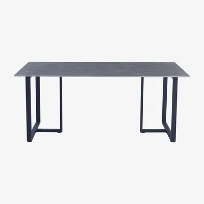 Dunelm Cillian Rectangular 8 Seater Dining Table Sintered Stone Grey