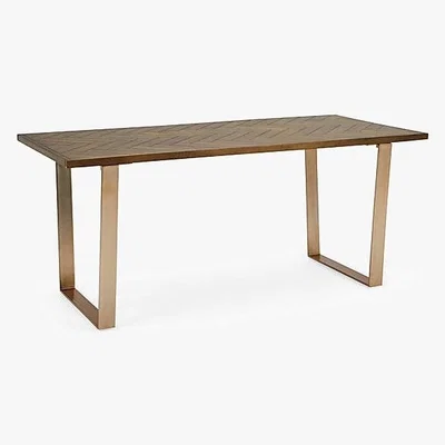 Dunelm Anya Large Dining Table Brown