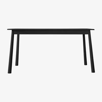 Dunelm Winona 6 Seater Dining Table, Black Oak Black