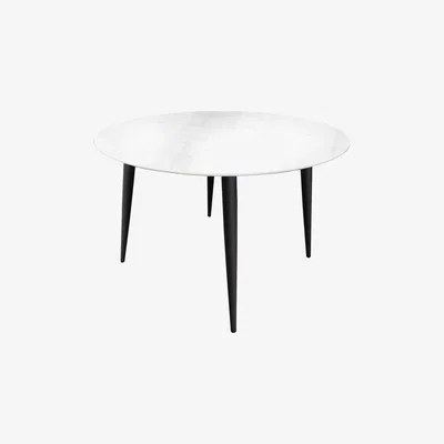 Dunelm Lulu Marble Effect Dining Table Black