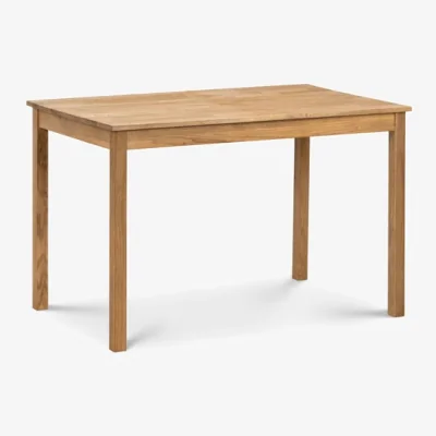 Dunelm Coxmoor 4 Seater Rectangular Dining Table, Oak