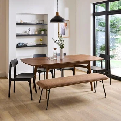 Dunelm Maxton Rectangular Extendable 6 to 8 Seater Dining Table