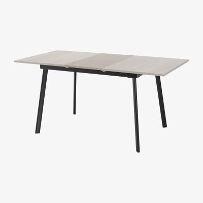 Dunelm Avery Grey Oak Effect Extendable Dining Table Grey